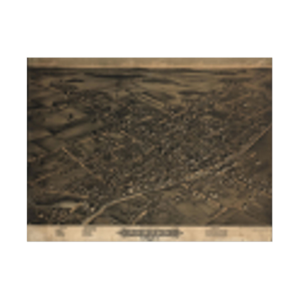 Albion (Orleans County), New York 1880 — Bird's-Eye View Map Print