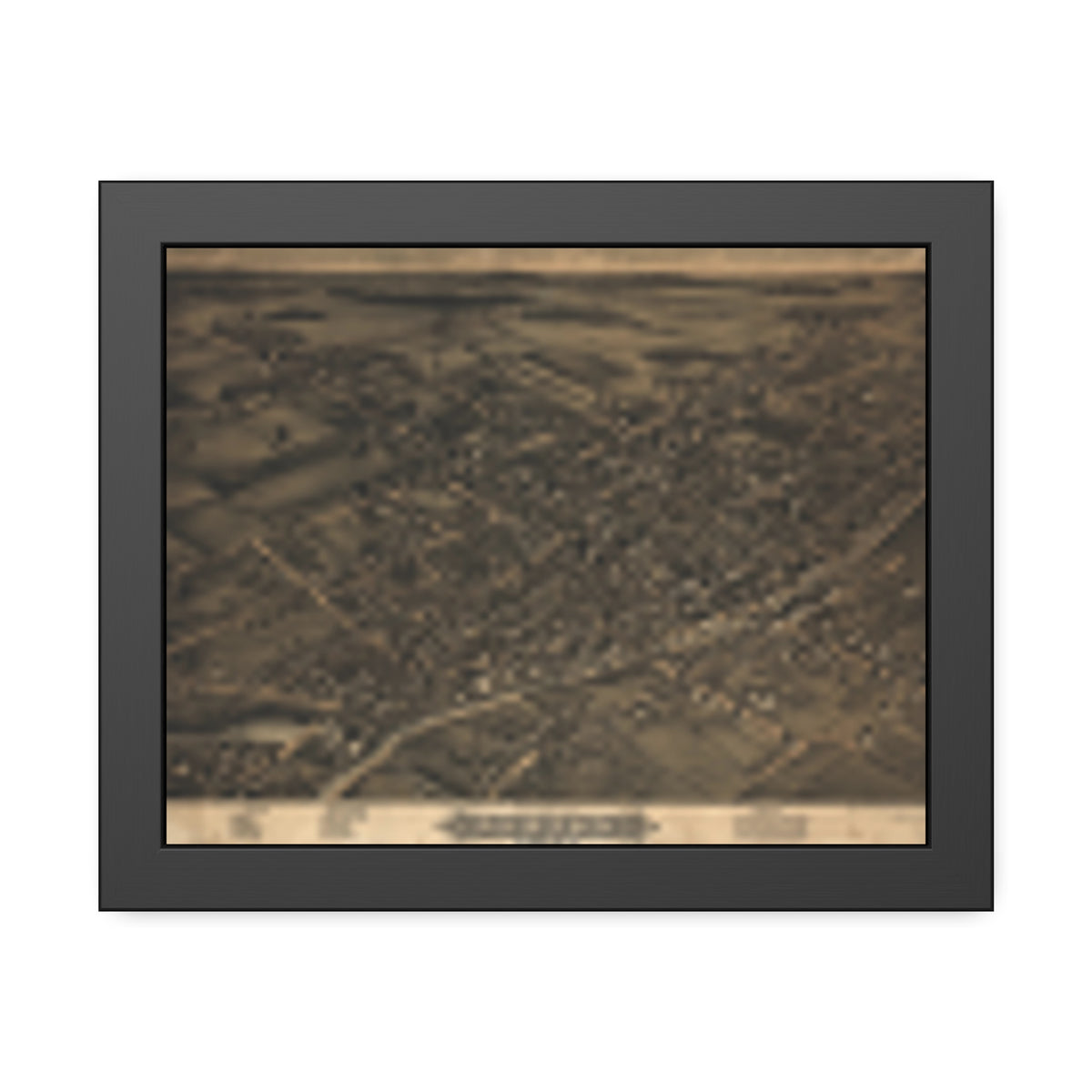 Albion (Orleans County), New York 1880 — Framed Bird's-Eye View Map