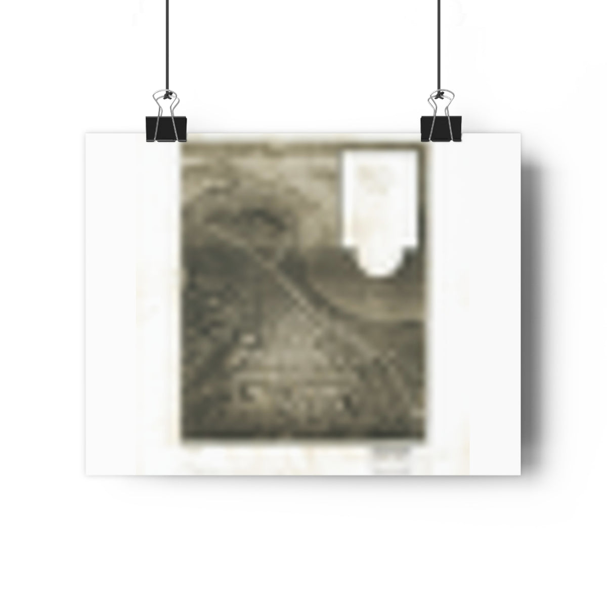 San Mateo, California 1905 — Bird's-Eye View Map Print