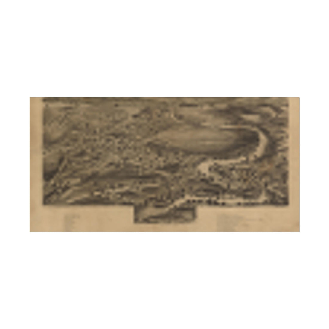 Enosburg Falls, Vermont 1892 — Bird's-Eye View Map Print